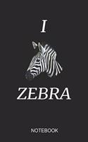 I Zebra Notebook