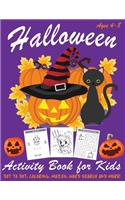 Halloween Activity Book for Kids