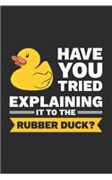 Developer Rubber Duck Notebook