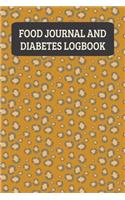 Food Journal And Diabetes Logbook: Daily Blood Sugar Log And Meal Tracker - Leopard