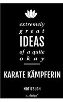 Notizbuch für Karate Kämpfer / Karate Kämpferin
