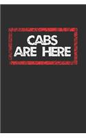 Cabs Are Here Notebook: Lined Journal, 120 Pages, 6 x 9, Jersey Shore Journal Matte Finish