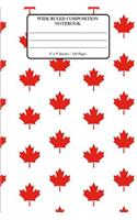 Wide Ruled Composition Notebook 6