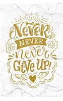 Never Never Never Give Up