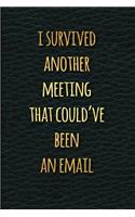 I Survived Another Meeting That Could've Been an Email