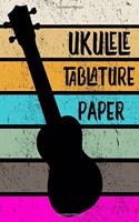 Ukulele Tablature Paper