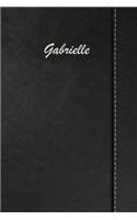 Gabrielle: Blank Cookbook Recipes & Notes Featuring 120 Pages 6x9 Simulated Leather Cover