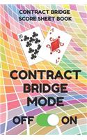 Contract Bridge Score Sheet Book