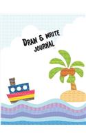 Draw and Write Journal: 8.5x11 110 Pages, 50+ Illustrations, Primary Composition Notebook Grade K-2 with Picture Space, Travel Notebook / Journal(2 Super Draw and Write Books)