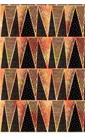 Bullet Journal Notebook Abstract Triangles Pattern 2