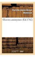 Oeuvres Anonymes