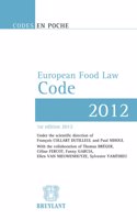Code en poche - European Food Law Code 2012