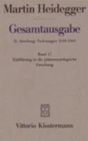 Martin Heidegger, Gesamtausgabe. II Abteilung