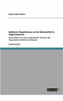 Radikaler Skeptizismus an der Rationalität in Organisationen