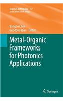 Metal-Organic Frameworks for Photonics Applications