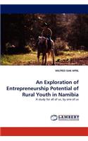 An Exploration of Entrepreneurship Potential of Rural Youth in Namibia