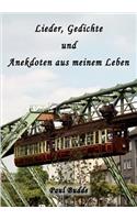 Lieder, Gedichte und Anekdoten aus meinem Leben