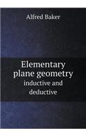 Elementary plane geometry inductive and deductive
