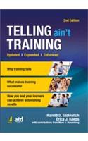 Telling ain’t Training,