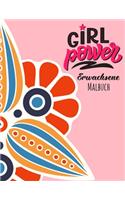 Girl Power Erwachsene Malbuch