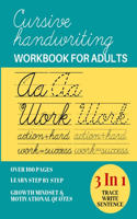 Cursive Handwriting Workbook For Adults