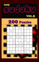 200 Easy Sudoku Puzzles: Sudoku Puzzles to Exercise Your Mind Puzzles & Solutions Large Print Brain Games for Clever Kids Vol.9