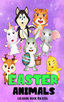 Easter Animals Coloring Book For Kids