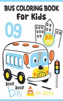 Bus Coloring Book For Kids