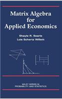 Matrix Algebra for Applied Economics