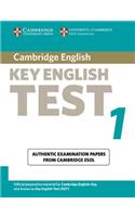 Cambridge Key English Test 1 Student's Book: Examination Papers from the University of Cambridge ESOL Examinations