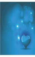 Notebook Luminous Heart powerful blue Edition