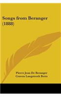 Songs from Beranger (1888)