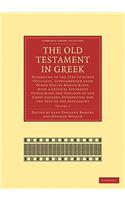 Old Testament in Greek 4 Volume Paperback Set