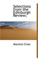 Selections from the Edinburgh Review;