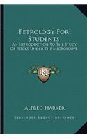 Petrology for Students