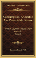 Consumption, a Curable and Preventable Disease