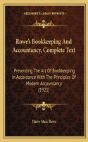 Rowe's Bookkeeping and Accountancy, Complete Text