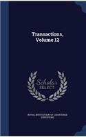 Transactions, Volume 12