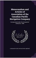 Memorandum and Articles of Association of the Canadian Pacific Navigation Company
