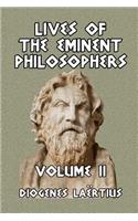 Lives of the Eminent Philosophers Volume II