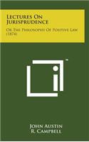 Lectures on Jurisprudence