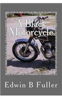 A Black motorcycle