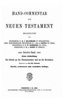 Hand-commentar zum Neuen Testament - Zweiter Band