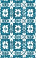 Peacock Blue Glitter Pattern Notebook