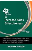 42 Rules to Increase Sales Effectiveness (2nd Edition)