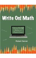 Write On! Math