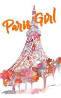Paris Girl Travel Notebook Journal