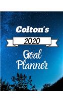 Colton's 2020 Goal Planner: 2020 New Year Planner Goal Journal Gift for Colton / Notebook / Diary / Unique Greeting Card Alternative