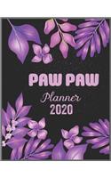 PAW PAW Planner 2020: Daily Weekly Planner with Monthly quick-view/over view with 2020 calendar