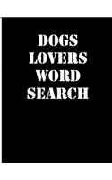 dogs lovers word search